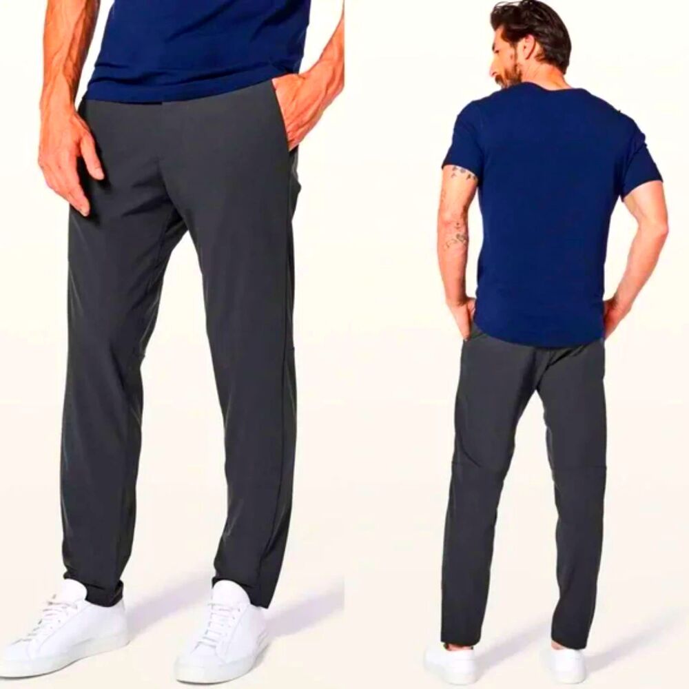 Lululemon Commission Pant Slim 34" *Warpstreme - Obsidian 35